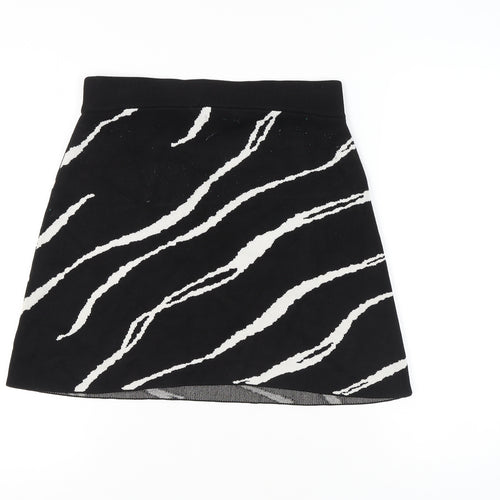 Weekday Women's Black Animal Print Skirt M