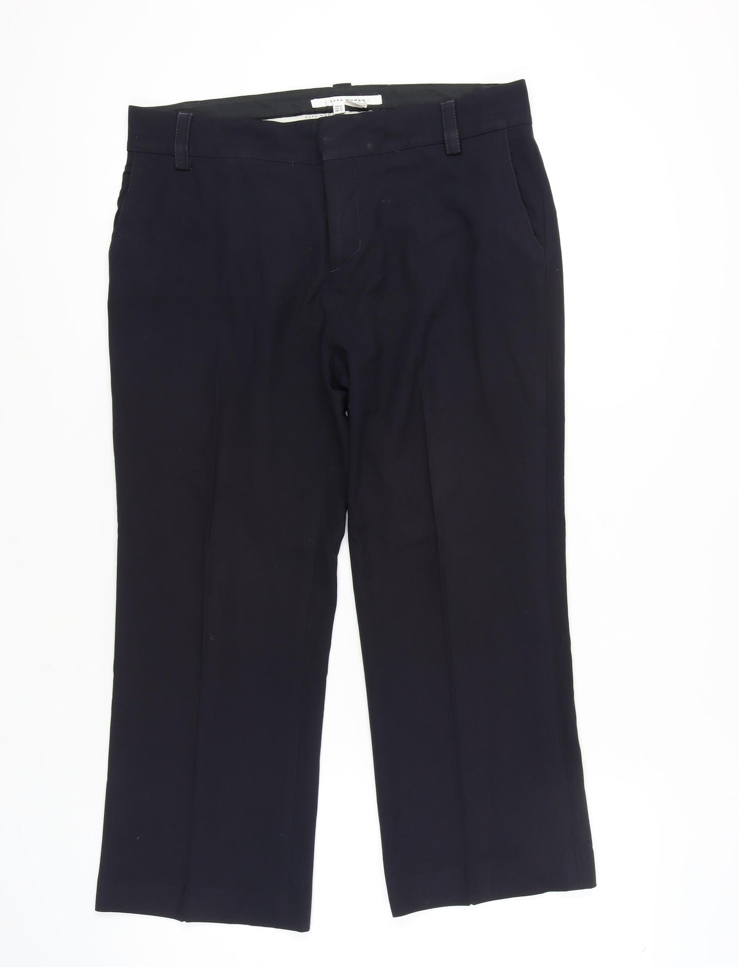 Zara Women's Black Dress Pants, Size 14, Polyester Blend