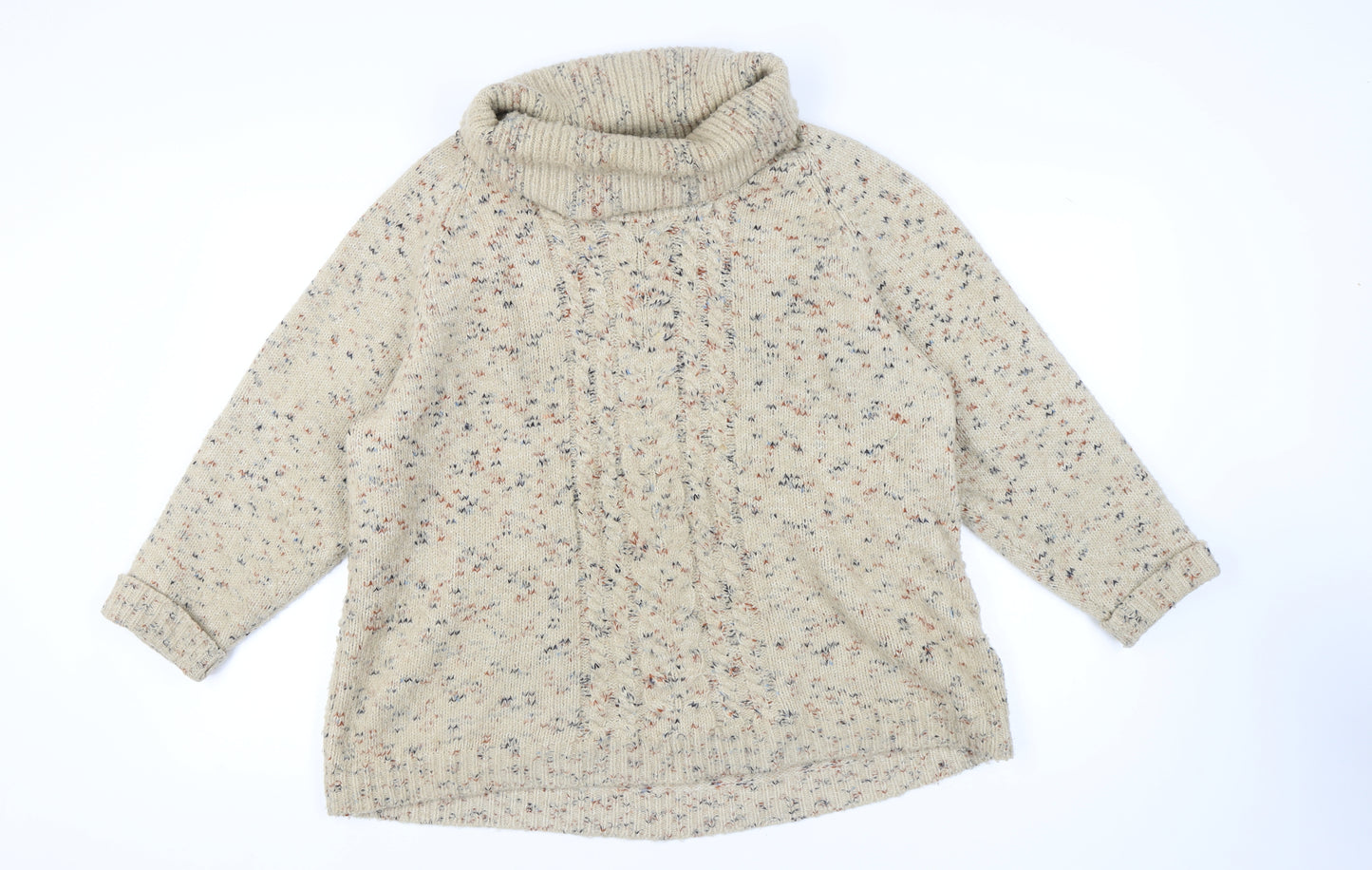 Cotton Traders Women's Beige Pullover Size 22