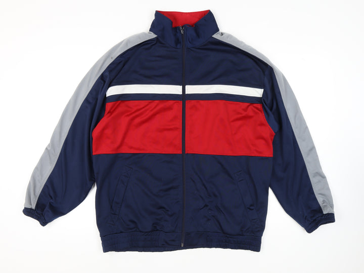 Rodeo Men's Large Colourblock Zip Sweatshirt