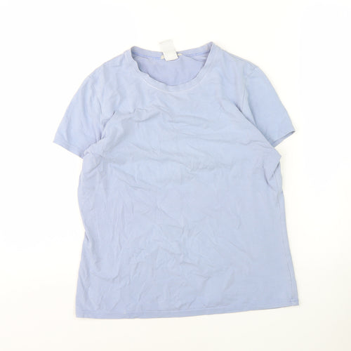 GAP Women's Blue Basic Stretch T-Shirt, Size L