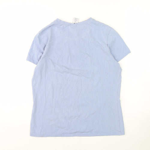 GAP Women's Blue Basic Stretch T-Shirt, Size L