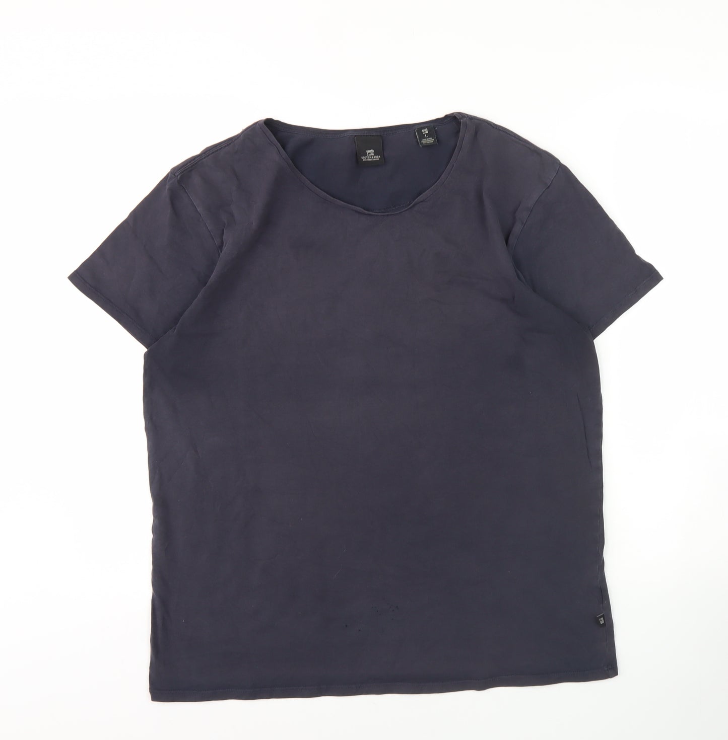 Scotch & Soda Men's Black Crew Neck T-Shirt L