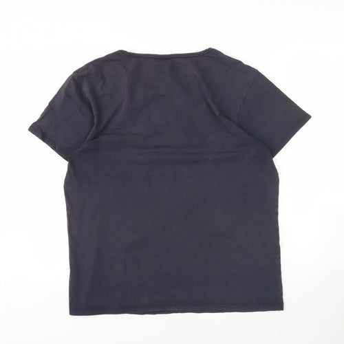 Scotch & Soda Men's Black Crew Neck T-Shirt L