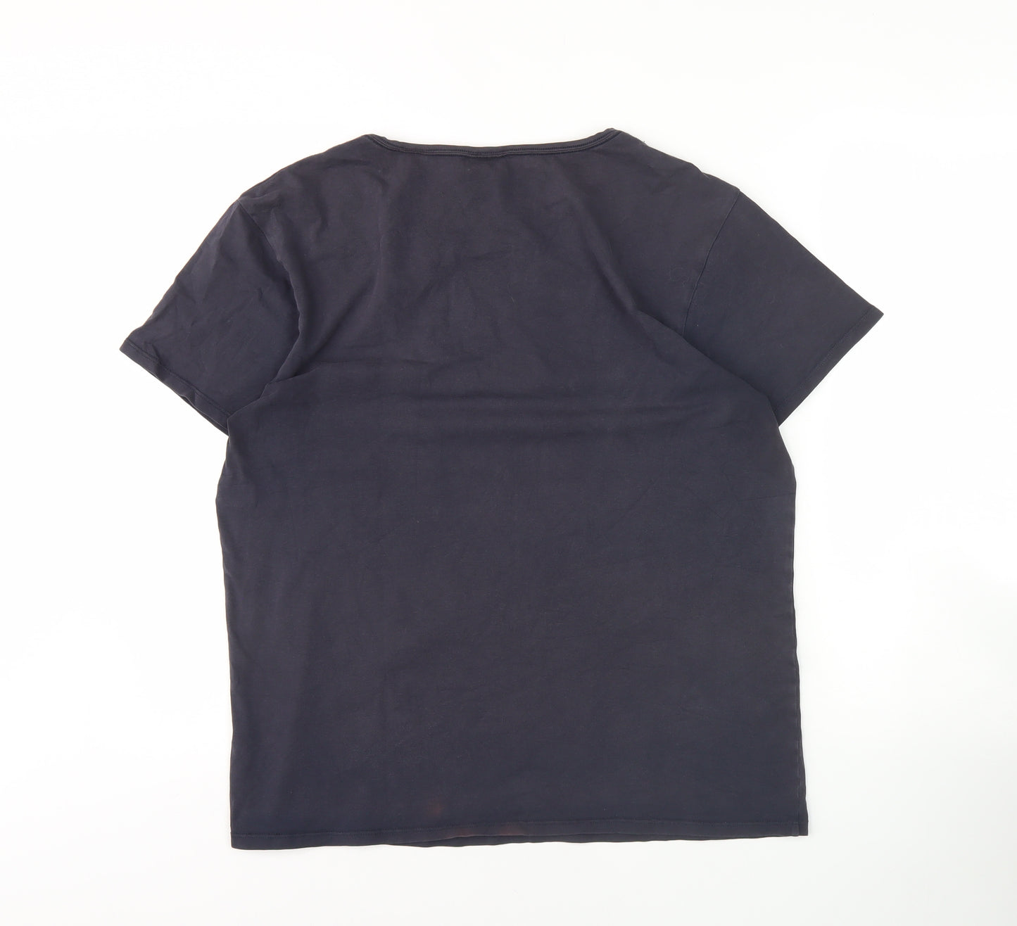 Scotch & Soda Men's Black Crew Neck T-Shirt L