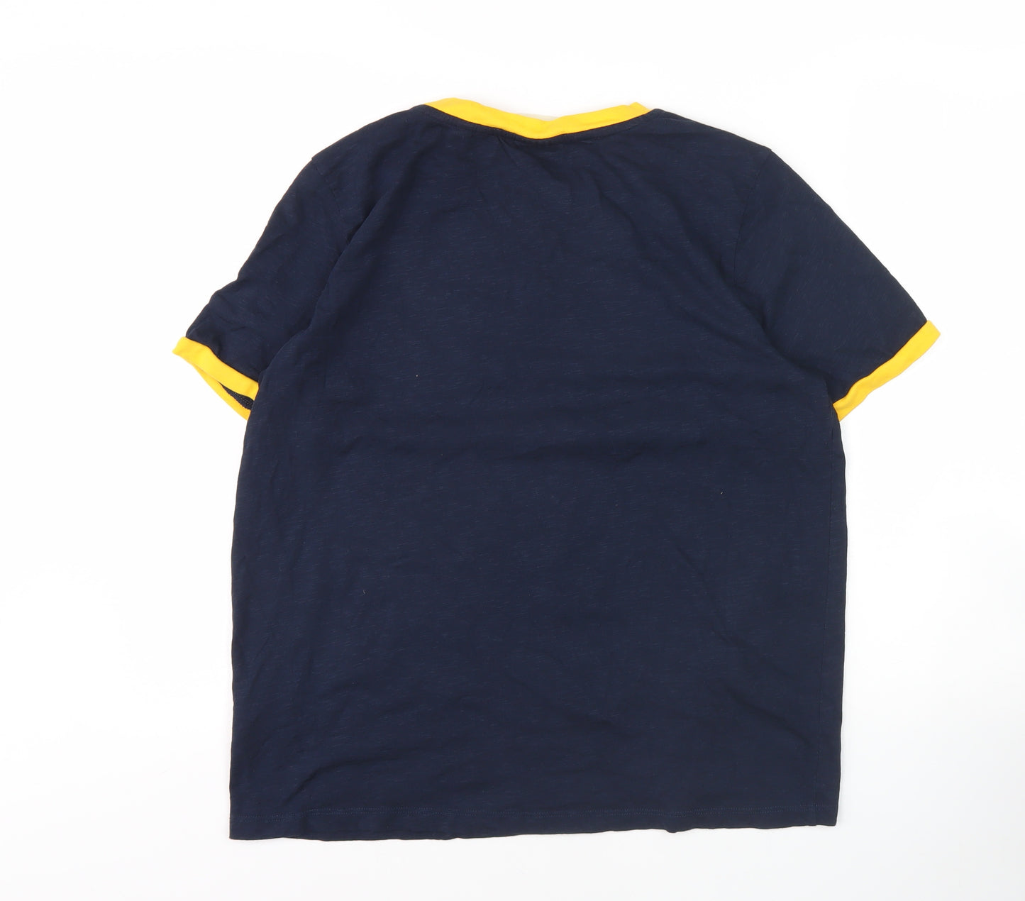 Superdry Women's Blue Ringer T-Shirt Size 14