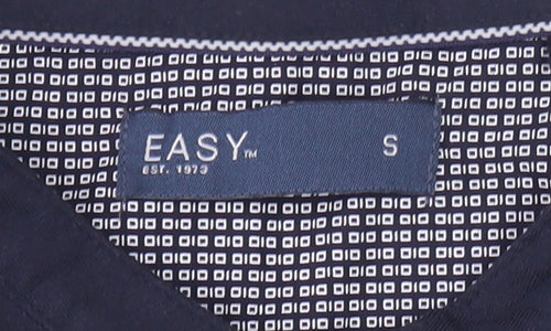 Easy Men's Colourblock T-Shirt, Size S, Henley Neck, Cotton