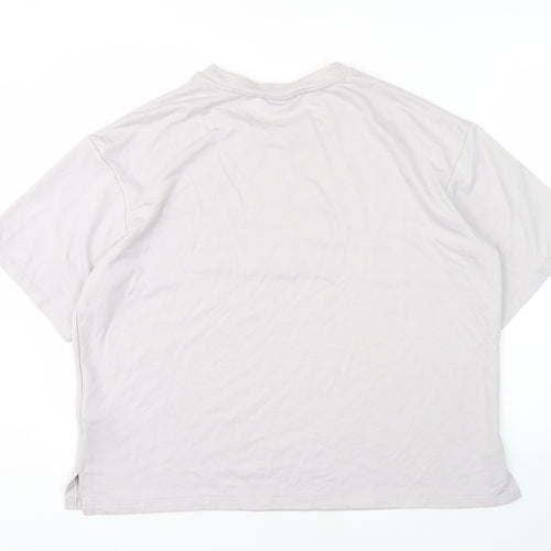 Love Leggings Women's White T-Shirt XL Relaxed Fit