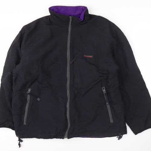 Woods Men's Black Jacket L Full Zip