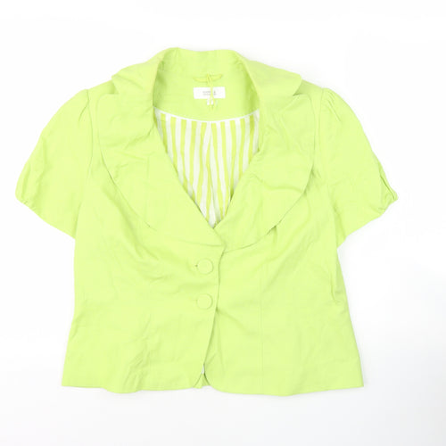 Marks and Spencer Green Women's Blazer, Size 16