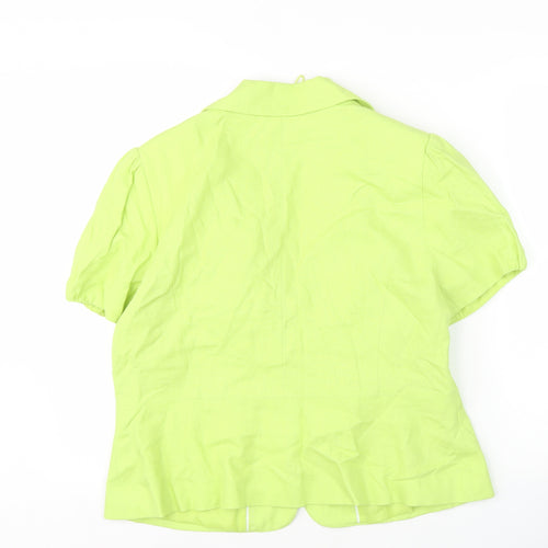 Marks and Spencer Green Women's Blazer, Size 16