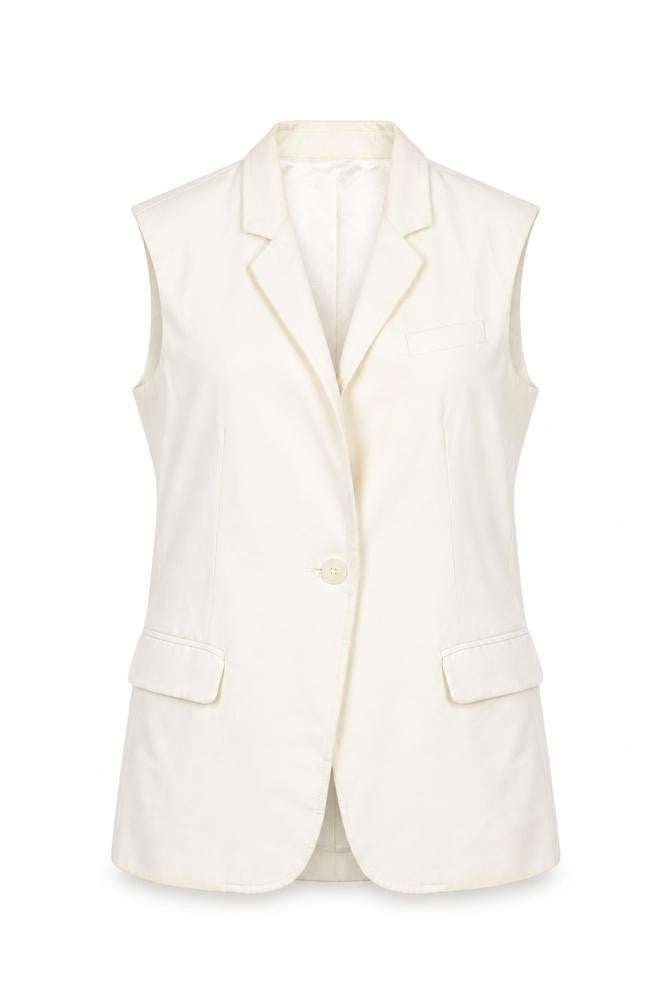 Iris & Ink Women's Ivory Blazer Size 12