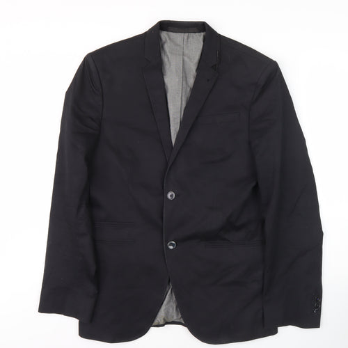 Marks and Spencer Men's Black Slim Fit Blazer