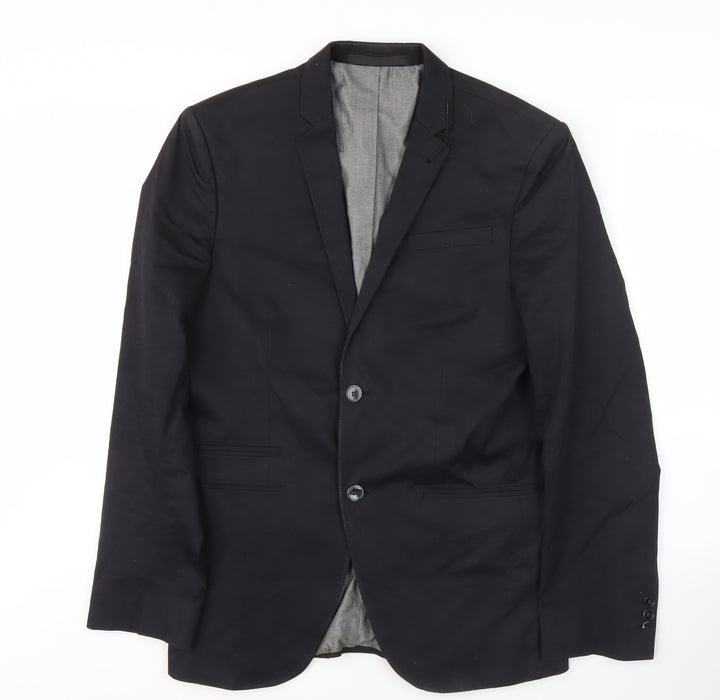 Marks and Spencer Men's Black Slim Fit Blazer