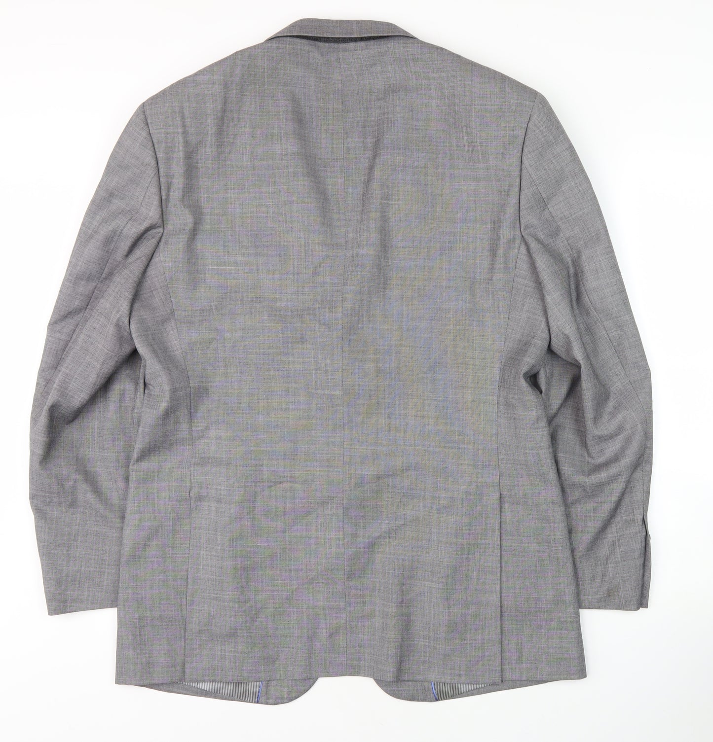 Vincere Men's Grey 40 Regular Blazer Business Formal