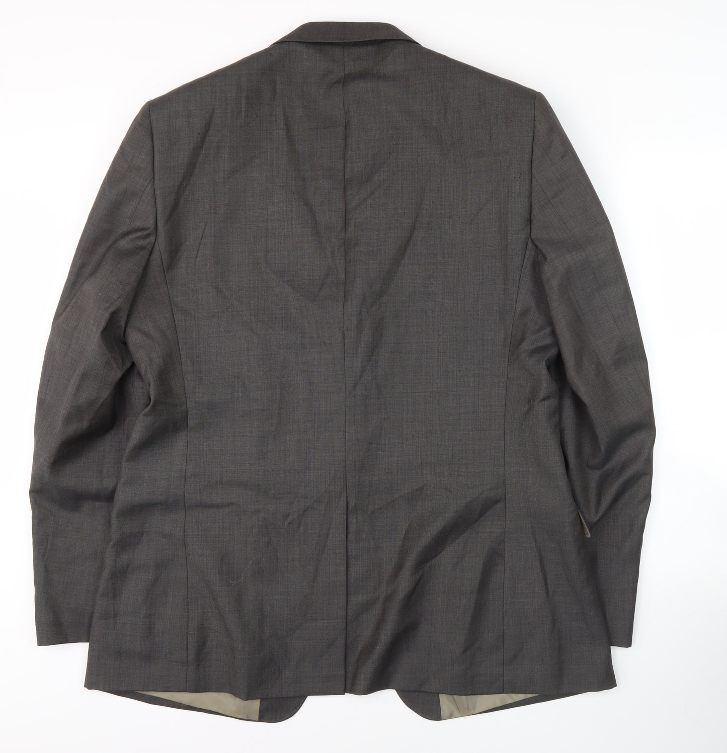 Tom English Grey Men's Suit Jacket, Size 44L Single-Breasted