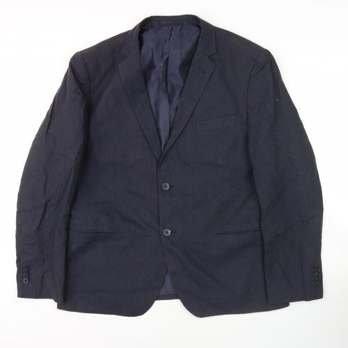 Jasper Conran Men’s Navy 44R Regular Fit Blazer