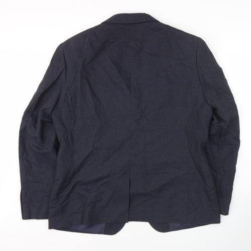 Jasper Conran Men’s Navy 44R Regular Fit Blazer