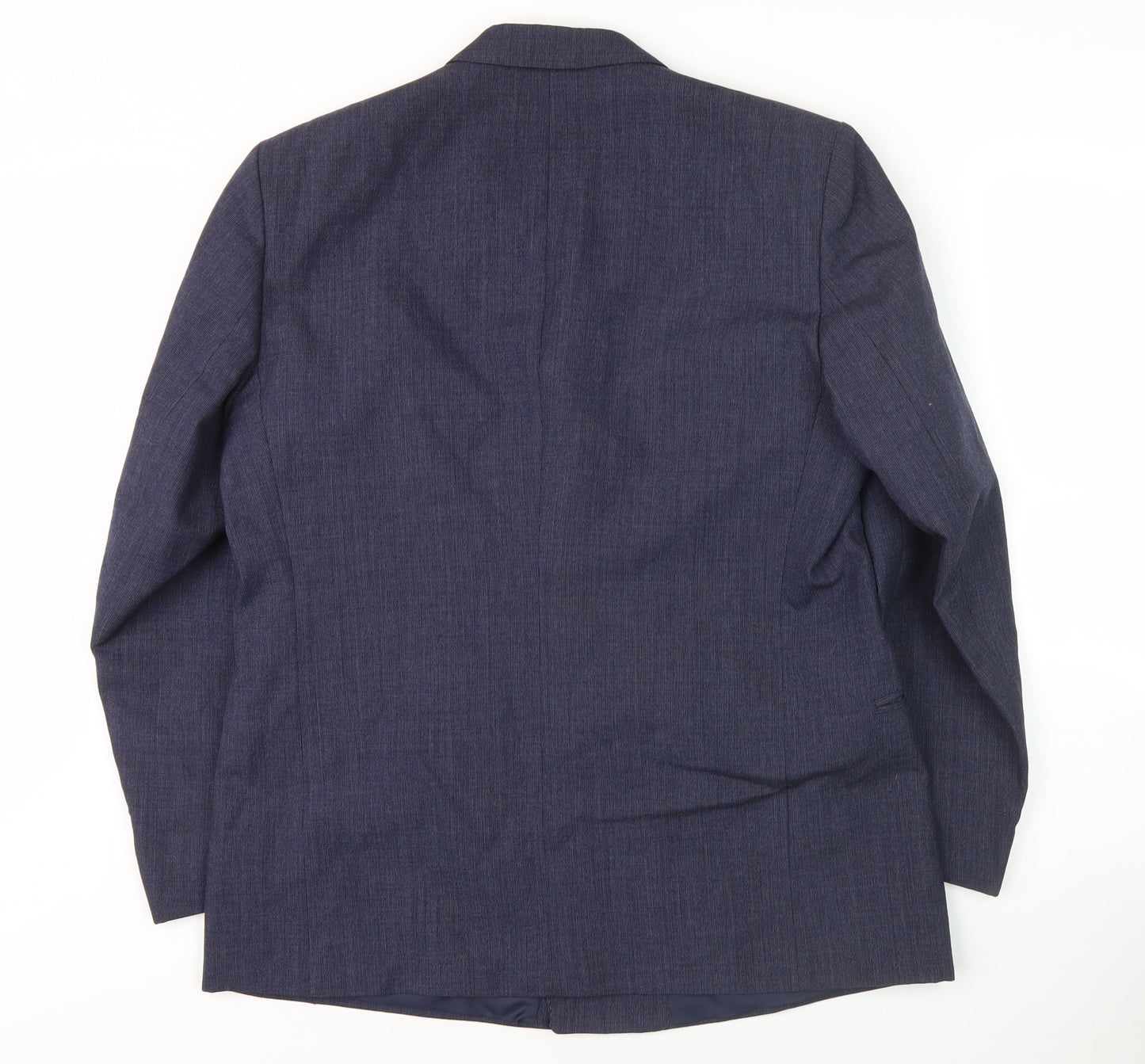 Harbarry of England Men's Blue Double-Breasted Blazer 40S