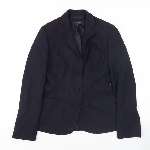 Adolfo Dominguez Women's Blue Blazer Size 10