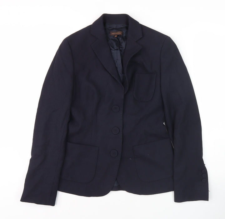 Adolfo Dominguez Women's Blue Blazer Size 10