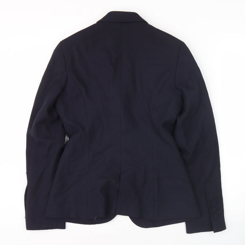 Adolfo Dominguez Women's Blue Blazer Size 10