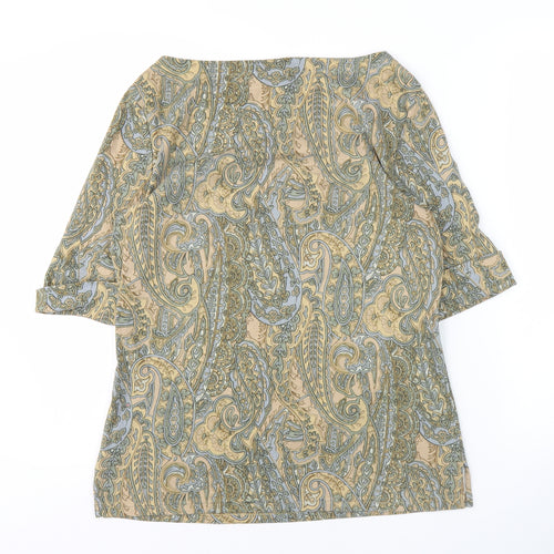 Ralph Lauren Women's Paisley T-Shirt, Multicoloured, L