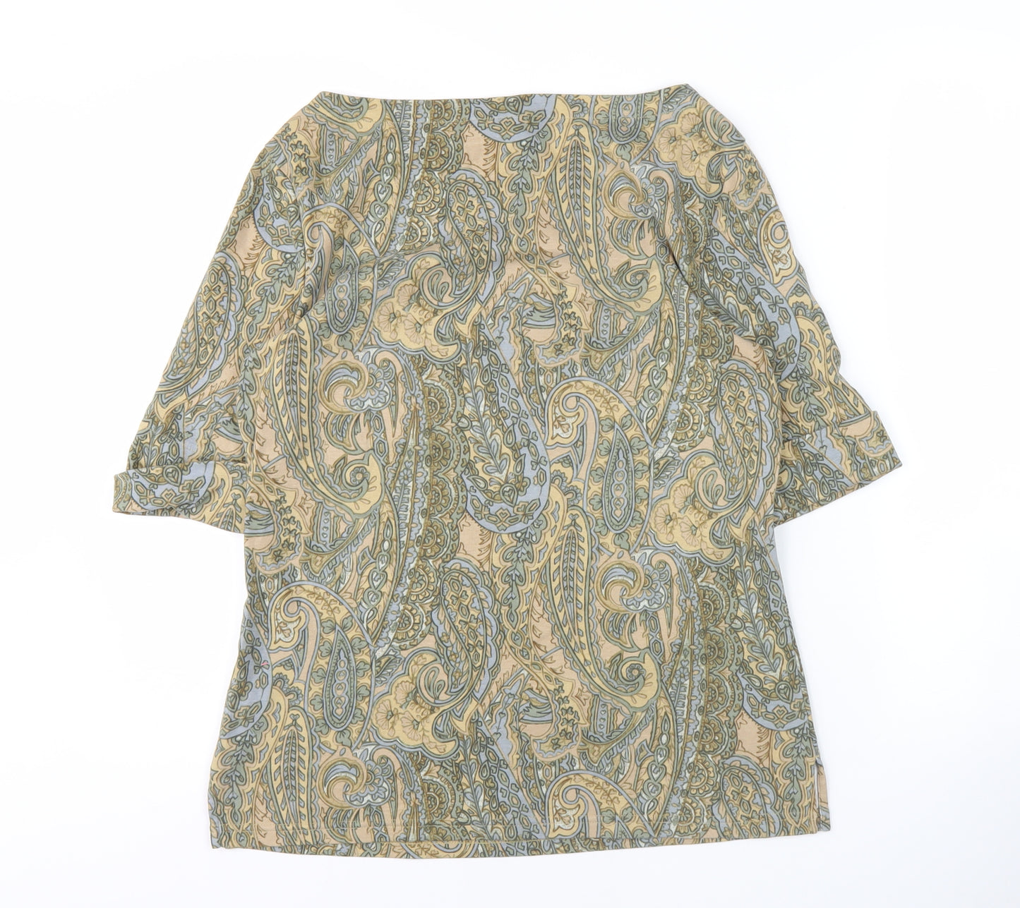 Ralph Lauren Women's Paisley T-Shirt, Multicoloured, L