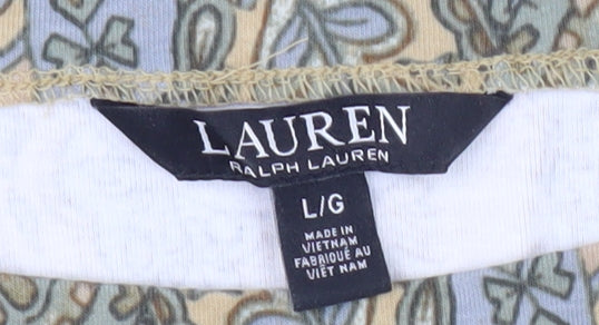 Ralph Lauren Women's Paisley T-Shirt, Multicoloured, L