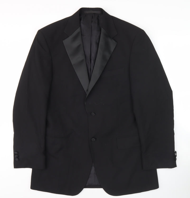 Marks and Spencer Men's Black Shawl Lapel Blazer