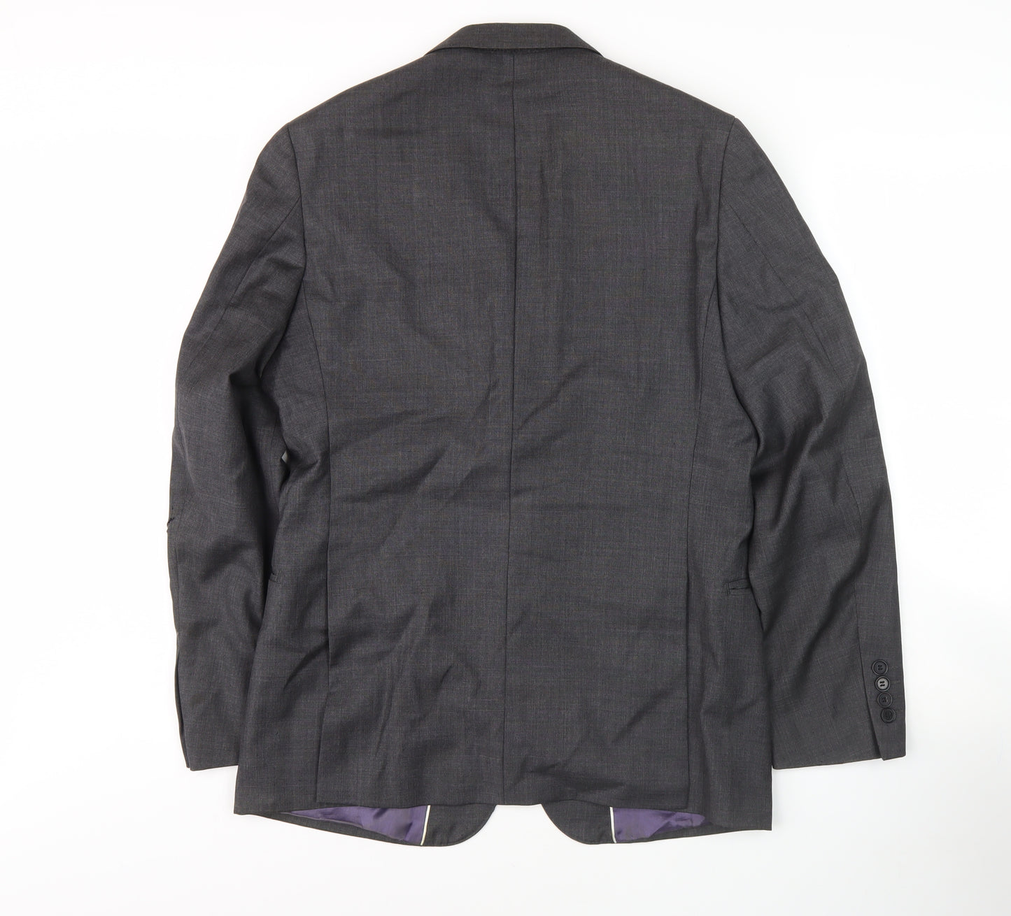 Richard James Men's Grey Wool Blazer Size 40 Regular