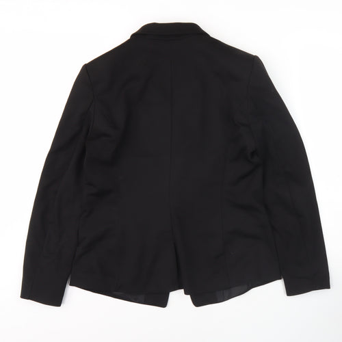 H&M Women's Black Blazer, Size 14, Regular Fit