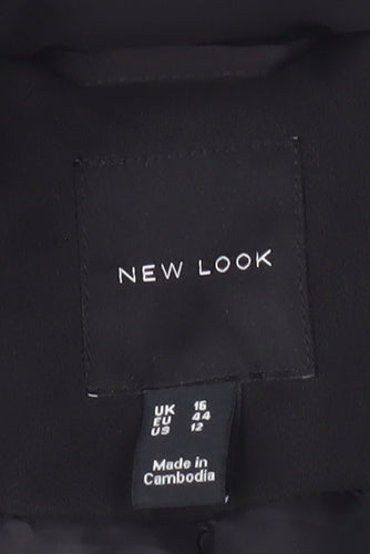 New Look Women's Black Suit Jacket Size 16