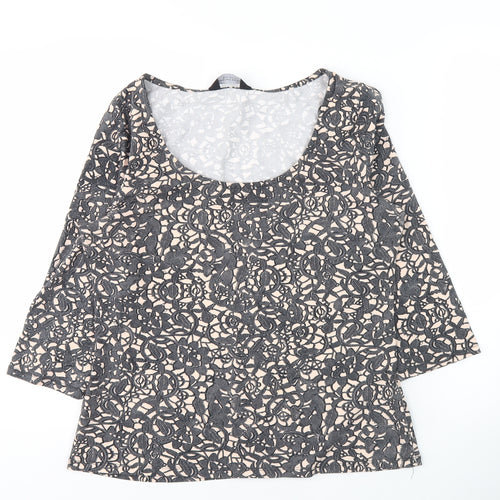 Dorothy Perkins Women's Floral Lace Top, Size 16, Multicoloured