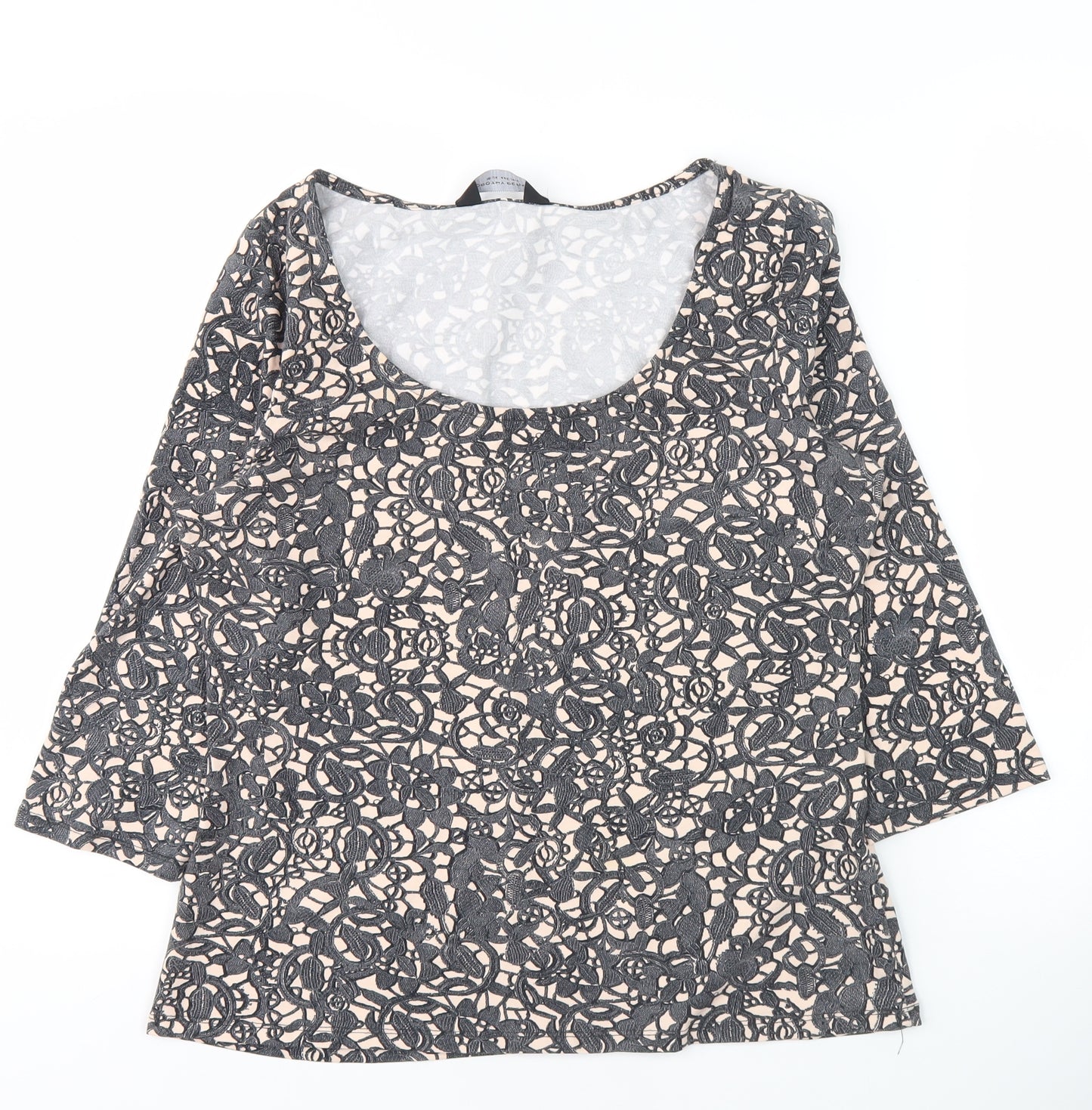 Dorothy Perkins Women's Floral Lace Top, Size 16, Multicoloured