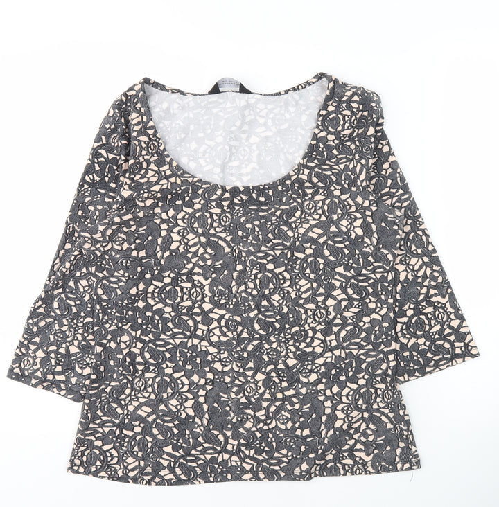Dorothy Perkins Women's Floral Lace Top, Size 16, Multicoloured