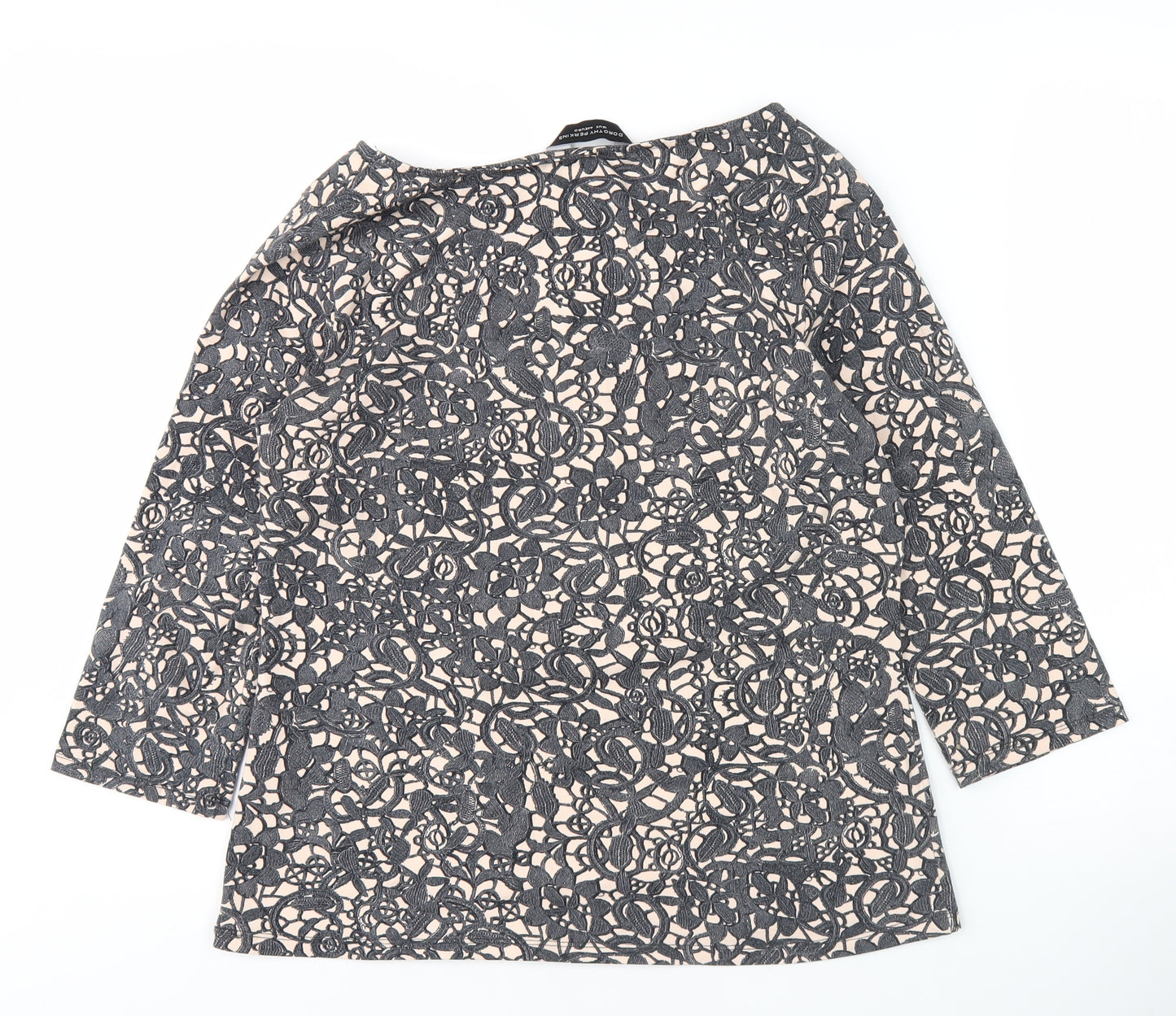 Dorothy Perkins Women's Floral Lace Top, Size 16, Multicoloured