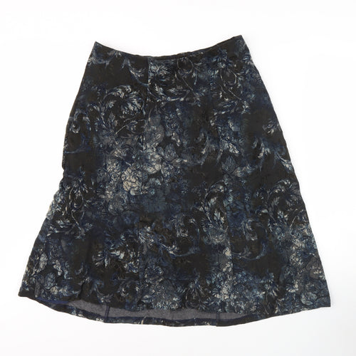 Millburn Women’s Blue Floral Skirt Size 14