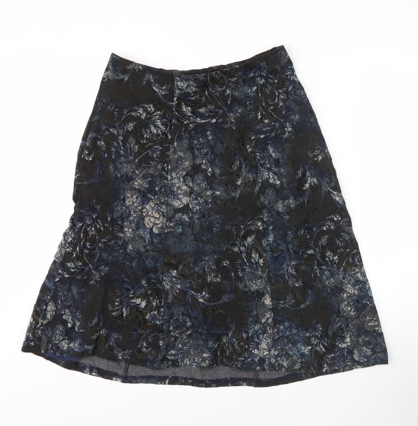 Millburn Women’s Blue Floral Skirt Size 14