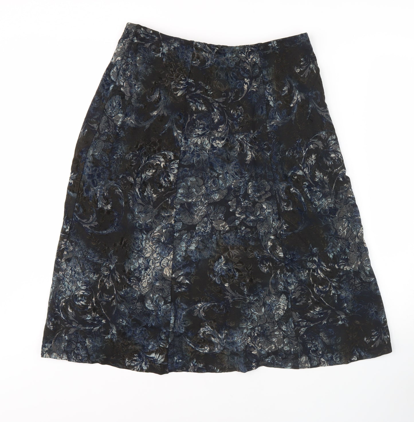 Millburn Women’s Blue Floral Skirt Size 14