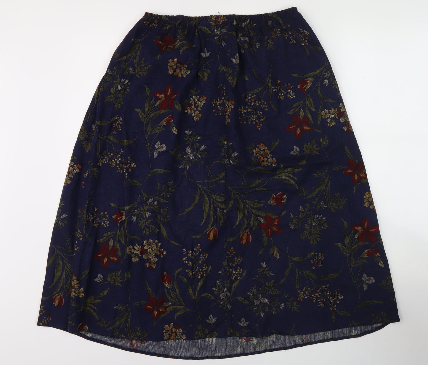 Bonmarché Women's Blue Floral Skirt Size 12