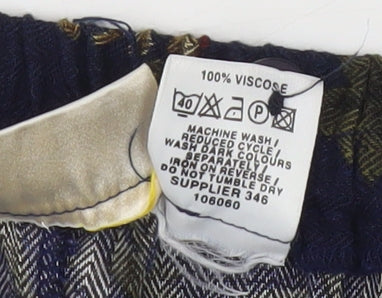 Bonmarché Women's Blue Floral Skirt Size 12