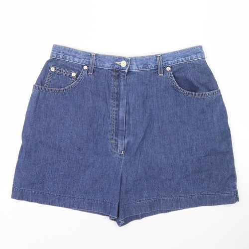 Marks and Spencer Womens Blue Denim Shorts Size 6