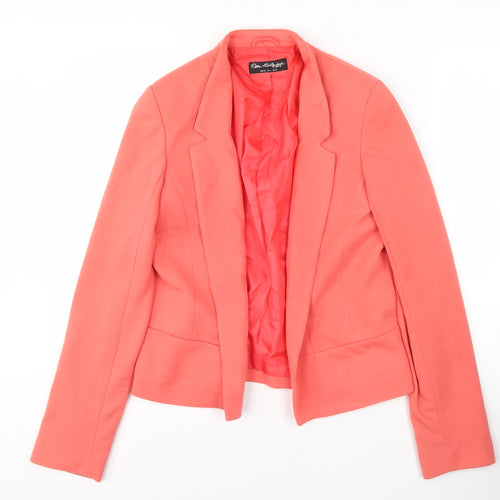 Miss Selfridge Women's Orange Blazer Size 10