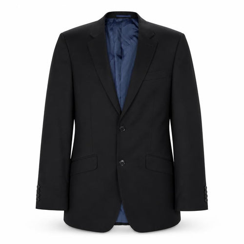 Next Men's Black Blazer, 38, Notch Lapel