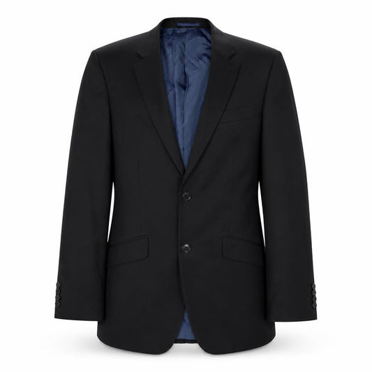 Next Men's Black Blazer, 38, Notch Lapel