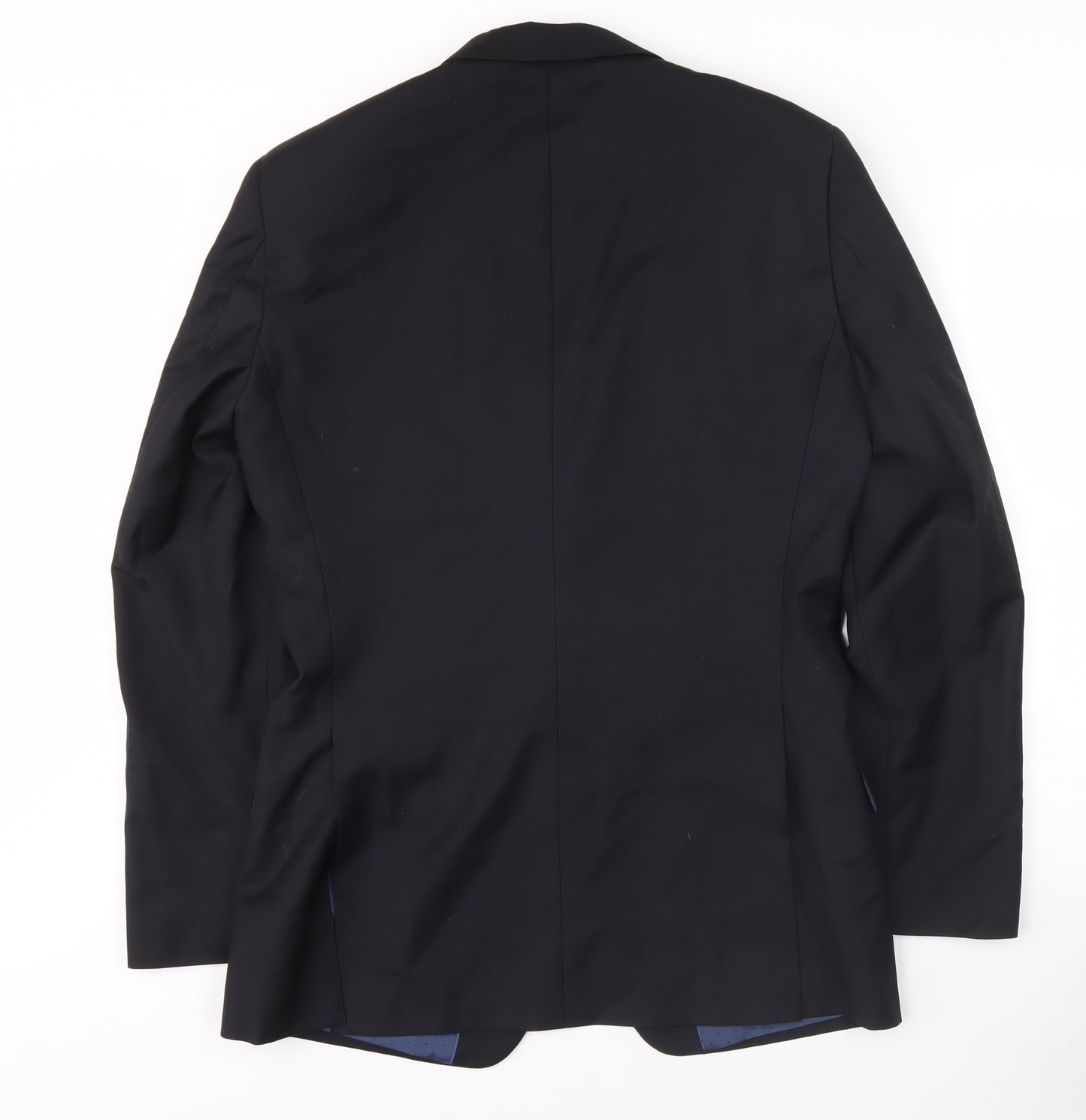 Next Men's Black Blazer, 38, Notch Lapel