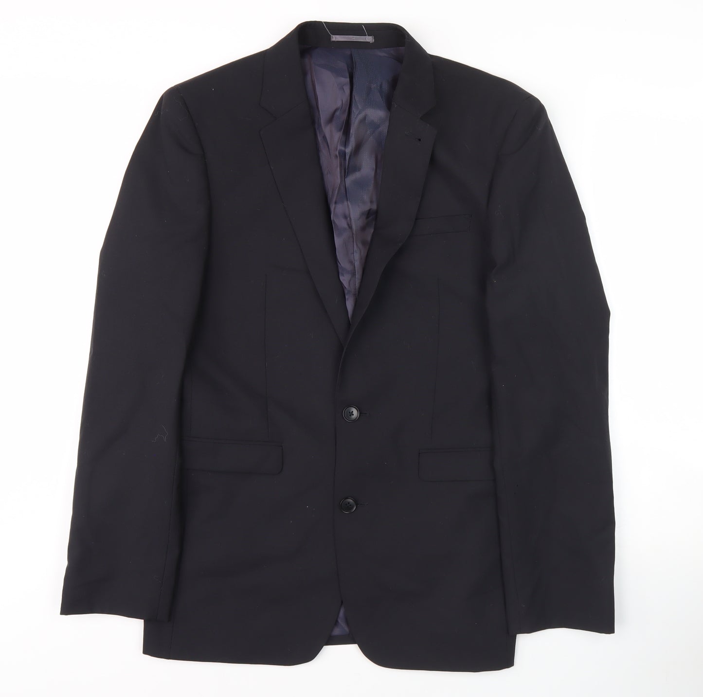 Next Men's Black Suit Jacket 36 Regular Fit Formal