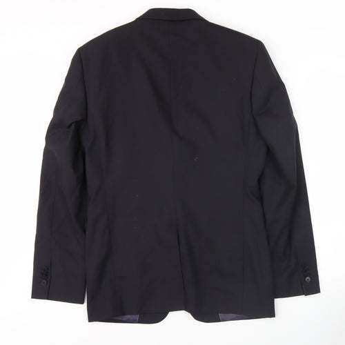 Next Men's Black Suit Jacket 36 Regular Fit Formal