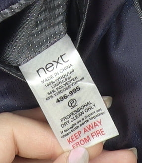 Next Men's Black Suit Jacket 36 Regular Fit Formal